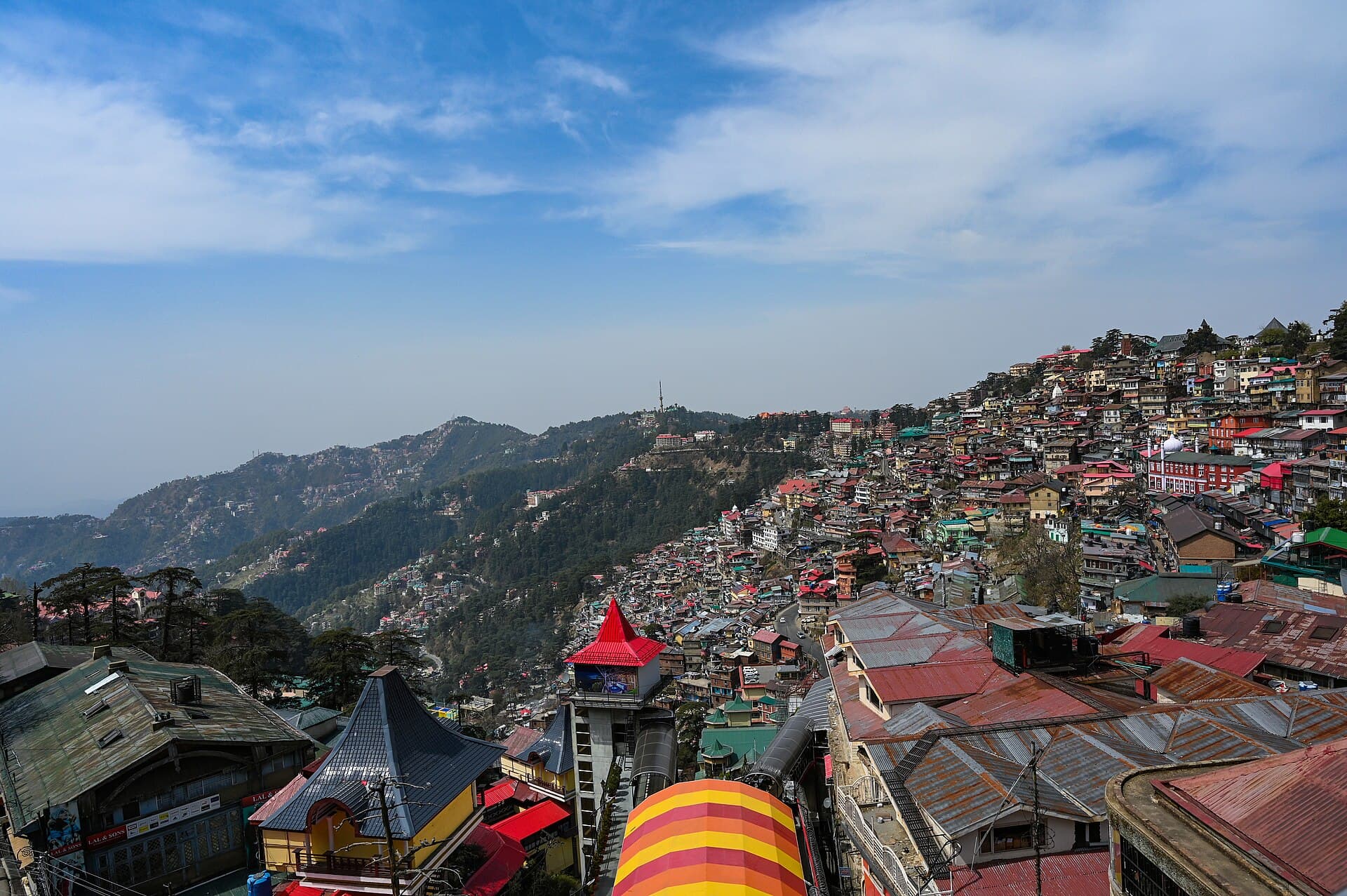 Landscape of Shimla , Himachal Pradesh